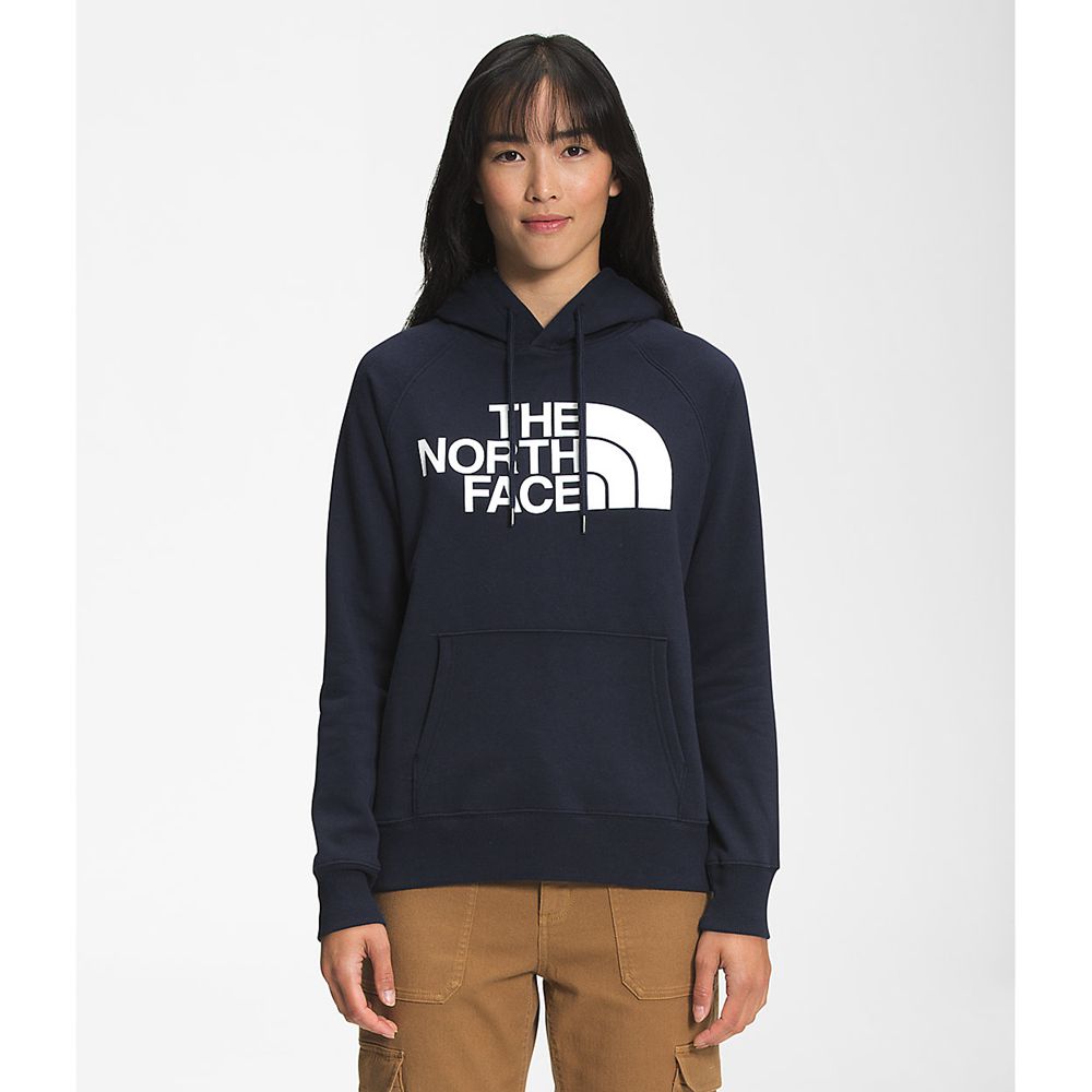 The North Face Hoodie Womens Australia - The North Face Half Dome Pullover Navy Hiking (EMD-319257)